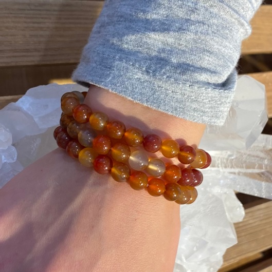 carnelian stone bracelet