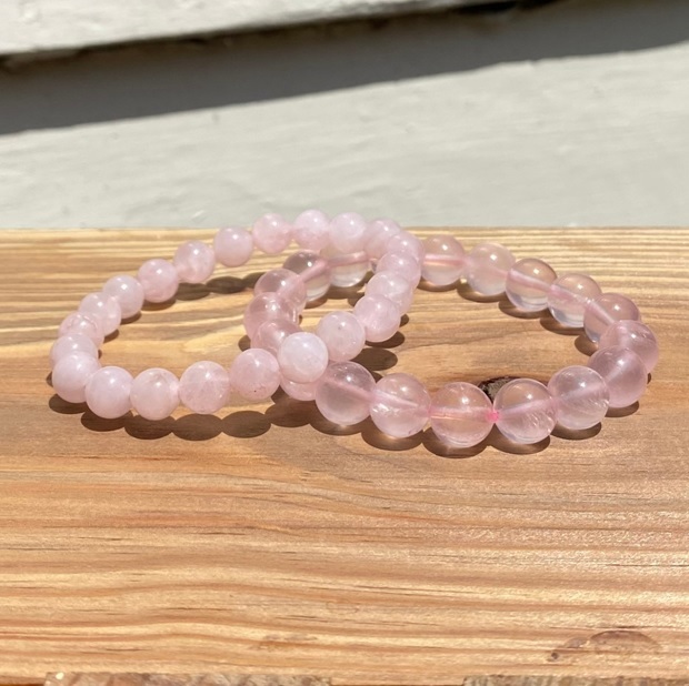 quartz bead bracelet