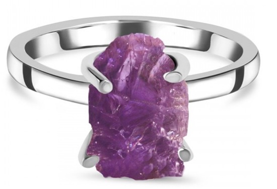 Raw Gemstone Rings